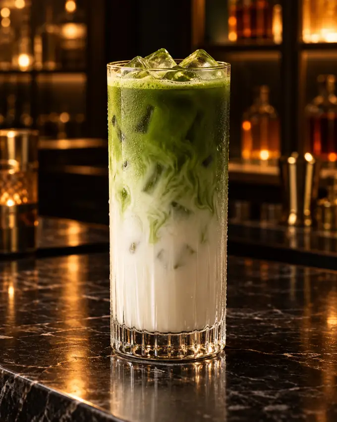 Mango Matcha Latte